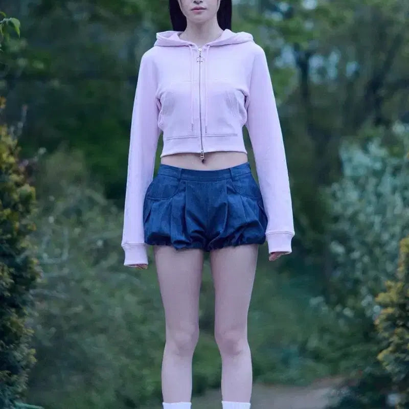 [BUNJANG] Pehrt Pumpkin Shorts Denim / Pehrt 페르트 펌킨 쇼츠 - 데님