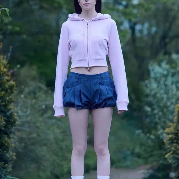 [BUNJANG] Pehrt Pumpkin Shorts Denim / Pehrt 페르트 펌킨 쇼츠 - 데님