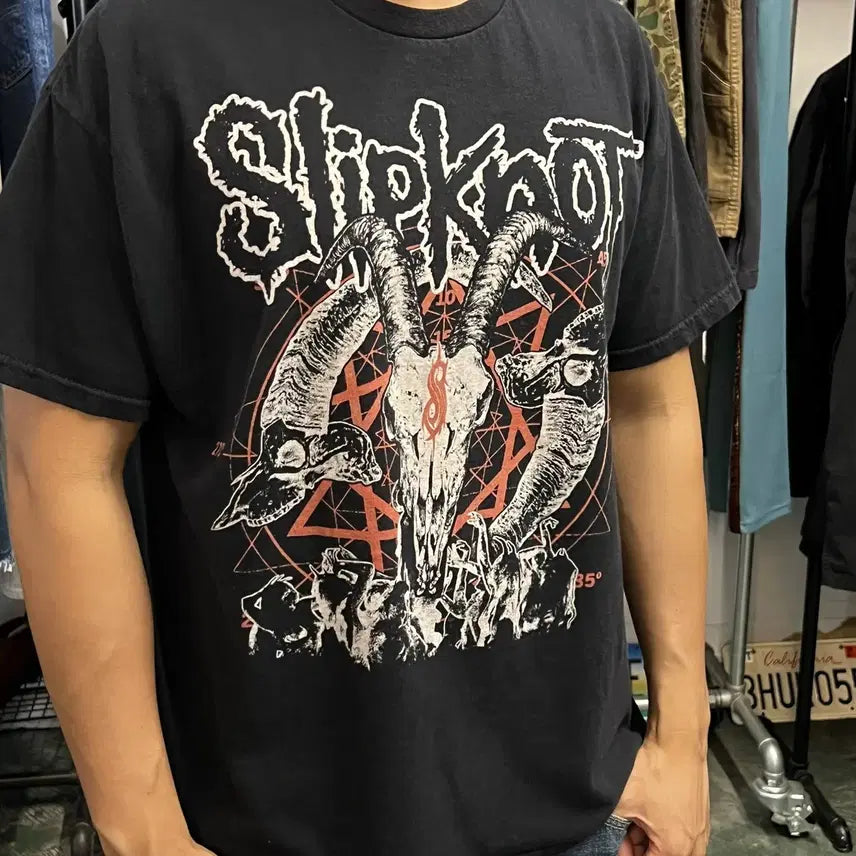 [BUNJANG] Slipknot 2021 Official Tour Band T-Shirt XL / [XL] 슬립낫 2021 오피셜 투어 머천다이즈 밴드티