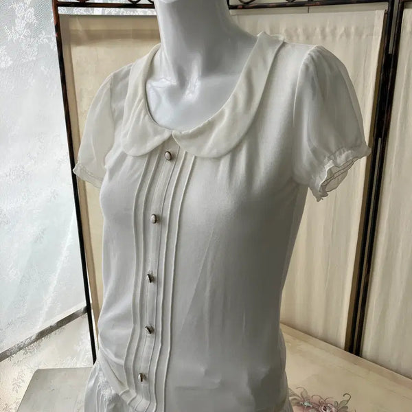 [BUNJANG] LODISPOTTO Lace Frill Blouse / LODISPOTTO lace frill blouse