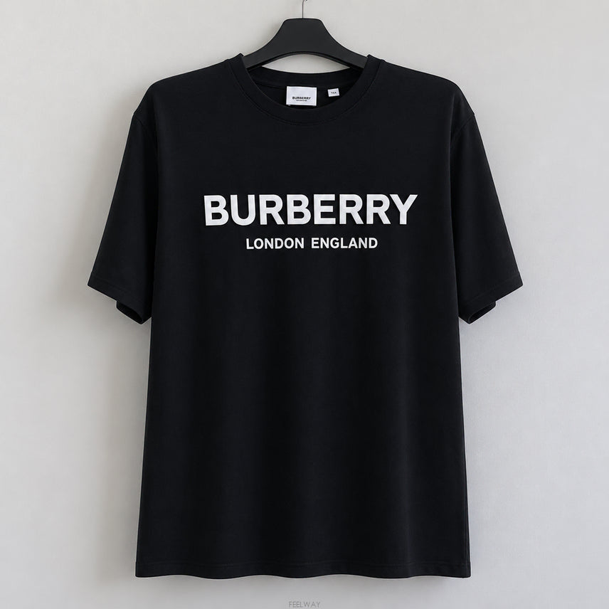 [BUNJANG] Burberry London Short Sleeve T-Shirt Men's Black / [ 중고 O ] 버버리 반팔 티셔츠 런던 남성 블랙 8026016