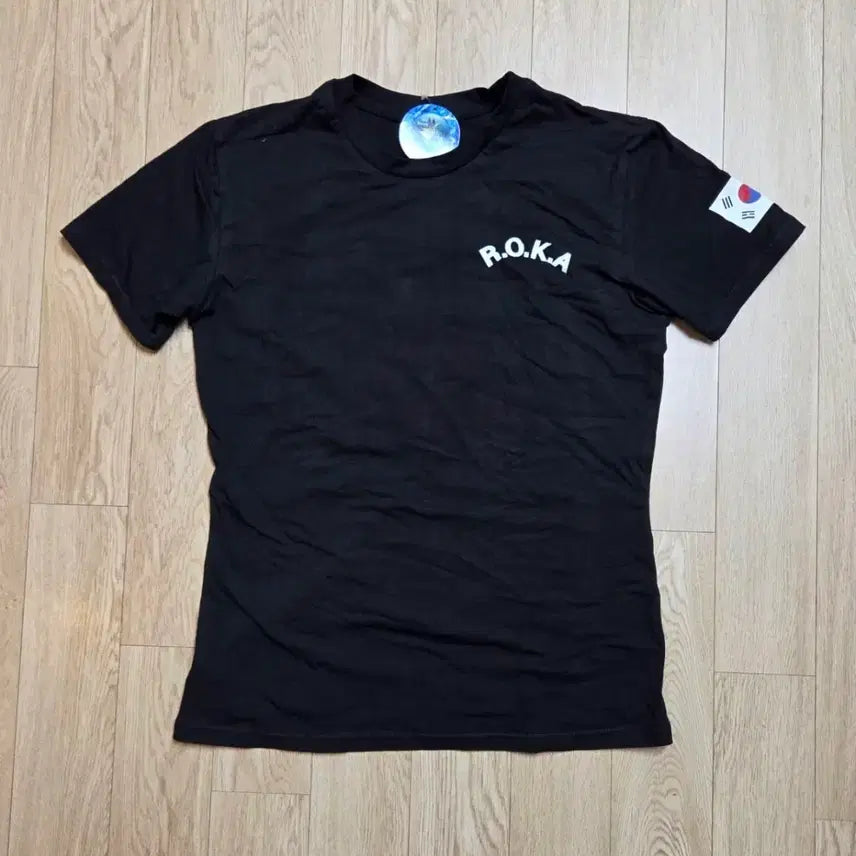 [BUNJANG] Unused Korean Army Cotton T-Shirt Size 95 / 미사용 한국 육군 면반팔티 95사이즈 (줄자사진 참고하시길요)