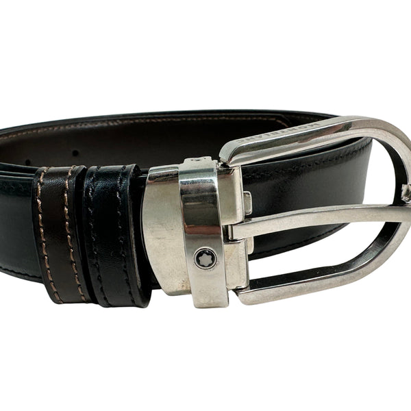 [BUNJANG] Montblanc Emblem Reversible Cutting Belt / 몽블랑 엠블럼 리버서블 컷팅 벨트128135 6TMOT20156
