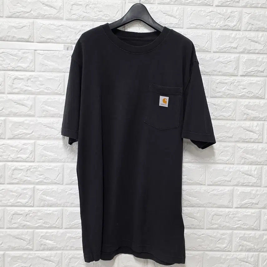 [BUNJANG] Carhartt Black Short Sleeve T-Shirt / M 칼하트 블랙 반팔 티 E8