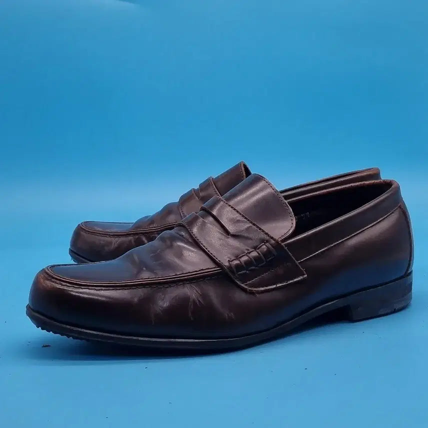 [BUNJANG] SODA HOMME Men's Leather Loafers Size 270 / kk 소다 옴므 남성 가죽 로퍼 270