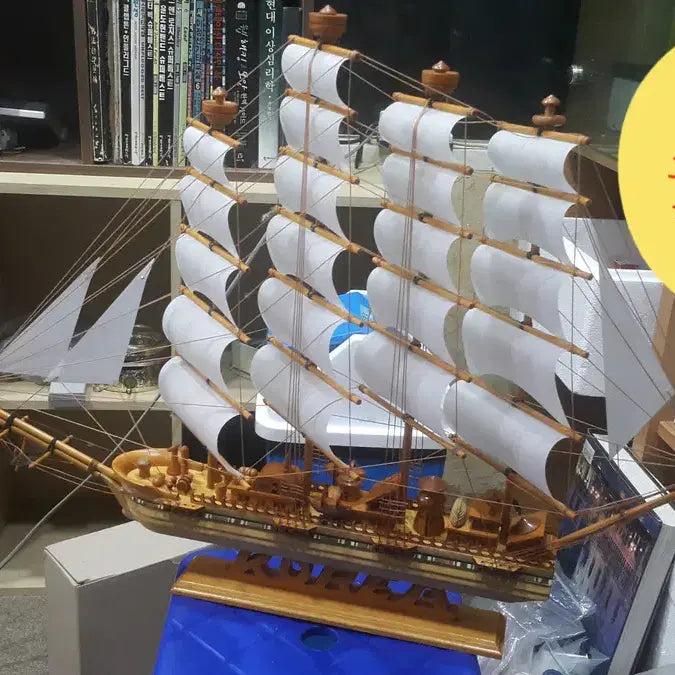 [BUNJANG] Large Wooden Ship Model / 나무로 제작된 대형 목선 (골동품)