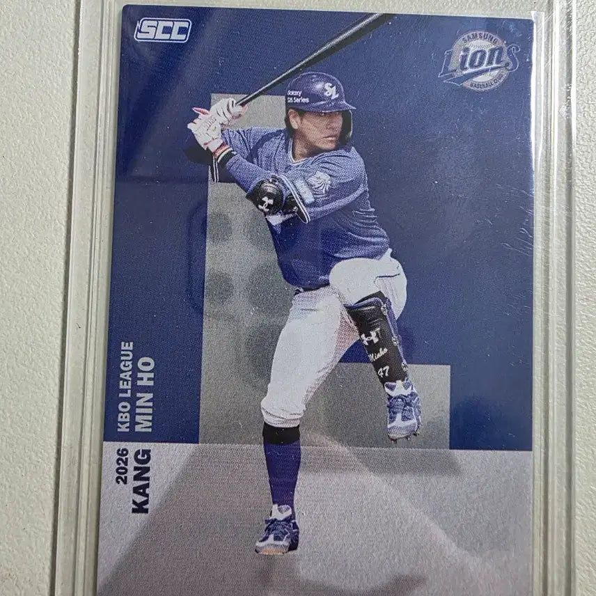 [BUNJANG] 2026 KBO SCC Kang Min-ho Alphabet Card Samsung Lions / 2026 kbo scc 강민호 알파벳 카드 판매 삼성라이온즈