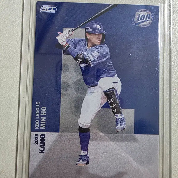 [BUNJANG] 2026 KBO SCC Kang Min-ho Alphabet Card Samsung Lions / 2026 kbo scc 강민호 알파벳 카드 판매 삼성라이온즈