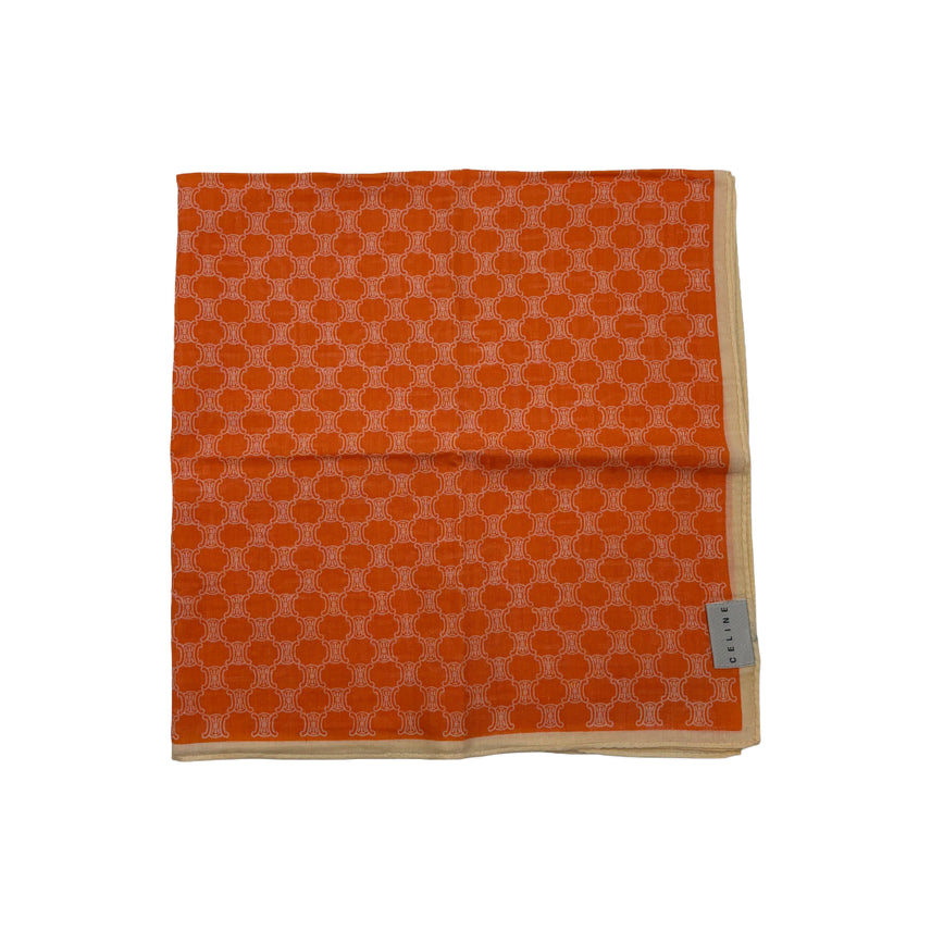 [BUNJANG] Celine Vintage Blason Monogram Silk Scarf/Handkerchief / CELINE 셀린느 손수건 스카프 [BSCF12537-15-3]