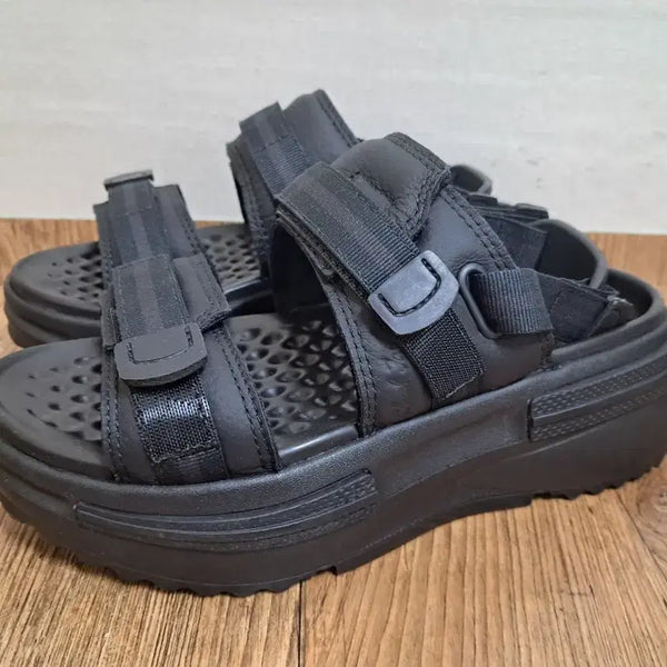 [BUNJANG] Genuine Leather Converse Run Star Platform Sandals (245-250) / 거의새거)소가죽 컨버스 런스타 통굽 샌들 245~250(정가95000원)