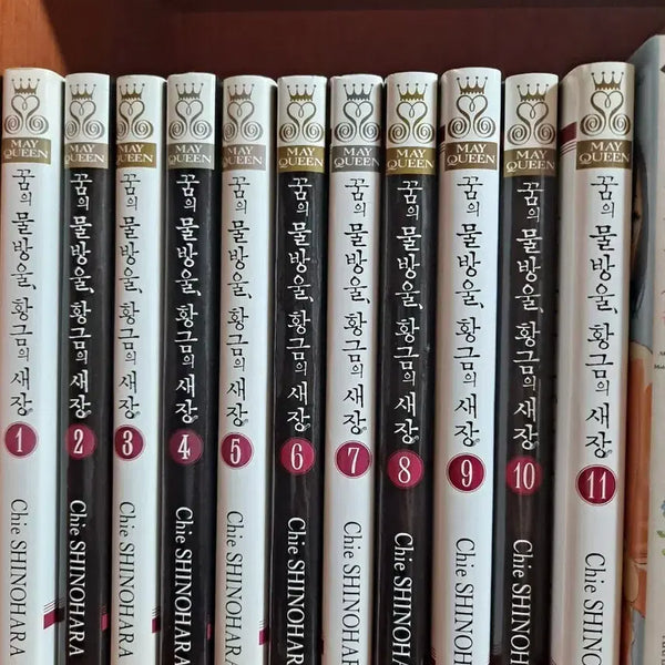 [BUNJANG] Shinohara Chie "Yume no Shizuku, Kogane no Kago" Volumes 1-11 Used Manga / 치에 시노하라 꿈의 물방울, 황금의 새장 1~11 중고만화책 안전프로상점