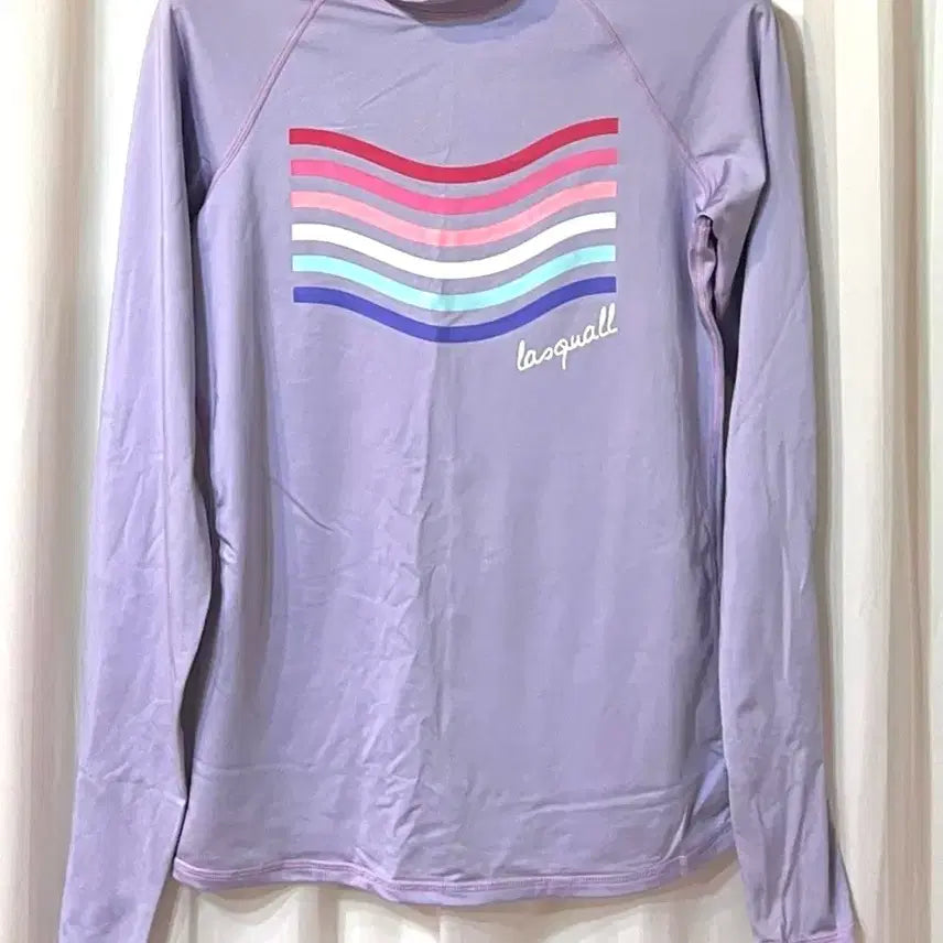 [BUNJANG] LASQUALL Long Sleeve Rash Guard Swimsuit - Lavender / 라벤더 라스퀄 래쉬가드 수영복 M 거의새것