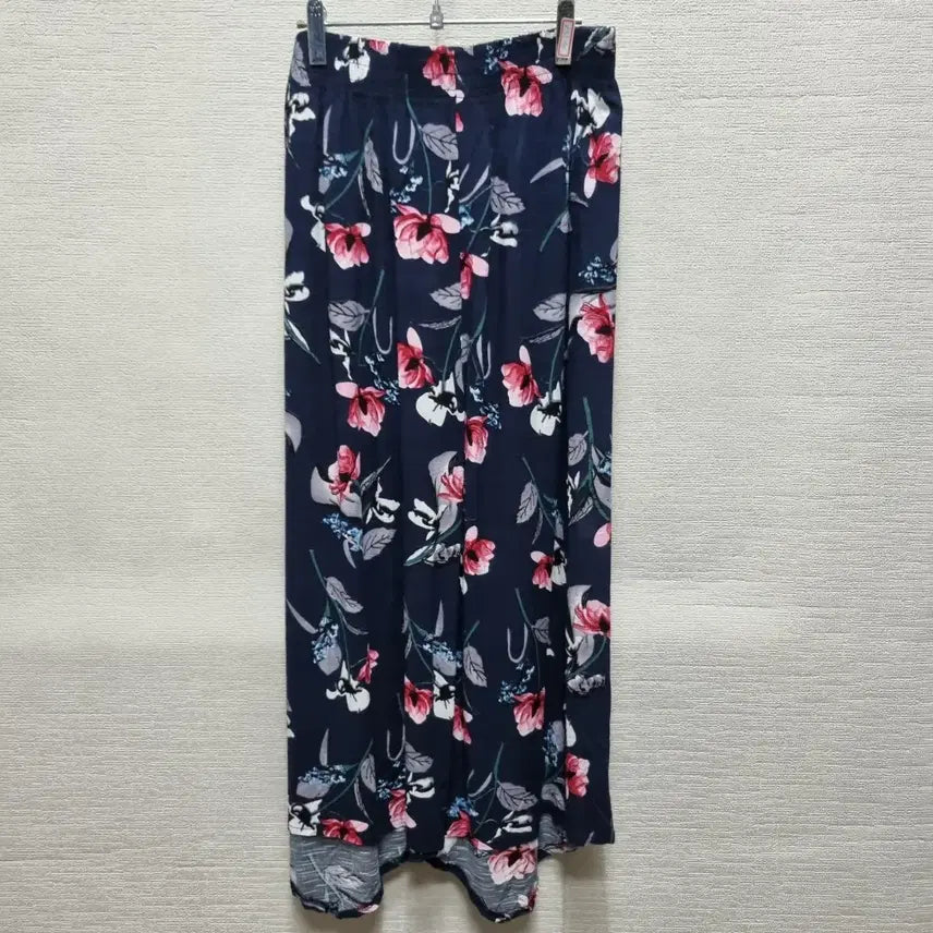 [BUNJANG] Floral Print Elastic Waistband Pants / 자139 밴딩 바지