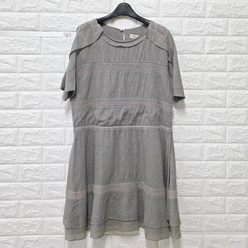 [BUNJANG] SJSJ Gray Dress / L 한섬 SJSJ 그레이 원피스 E11