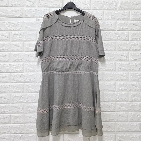 [BUNJANG] SJSJ Gray Dress / L 한섬 SJSJ 그레이 원피스 E11