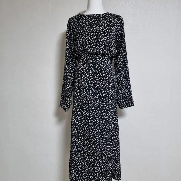 [BUNJANG] Floral Long Dress / 꽃무늬 롱 원피스