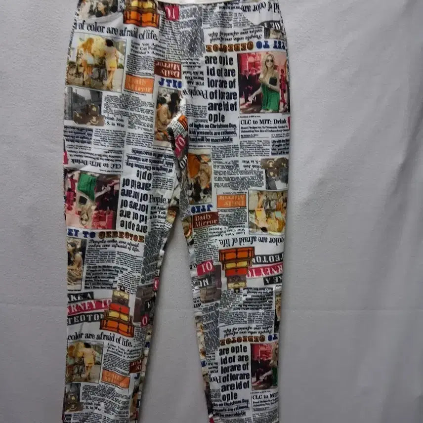 [BUNJANG] Spandex Patterned Trousers XS / 새상품 바지 스판 XS 여러개 두개 7천