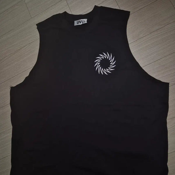 [BUNJANG] Uvu Cut Off Reflect L Size T-Shirt / uvu 컷 오프 리플렉트 L사이즈