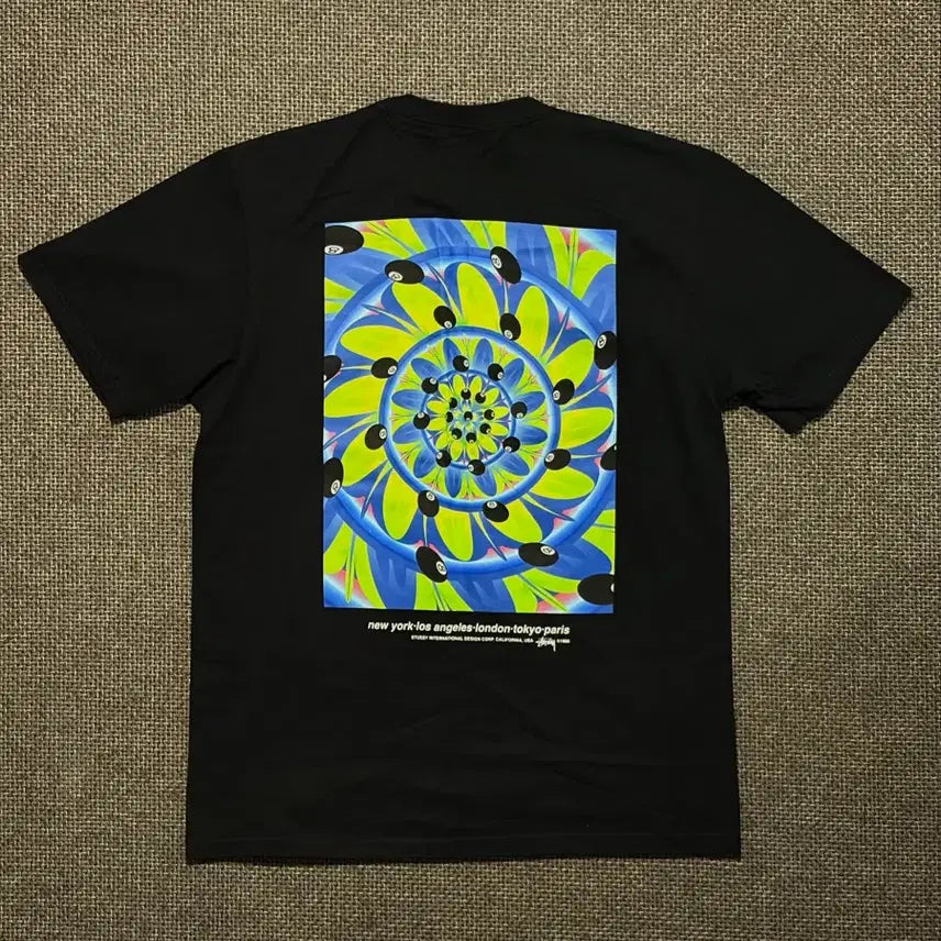 [BUNJANG] Stussy Rabbit Hole T-Shirt Black M / 스투시 래빗홀 반팔티 블랙 M (매장판)