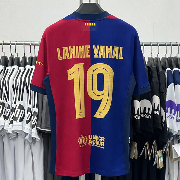[BUNJANG] FC Barcelona 24/25 Home Kit Lamine Yamal #19 / 24/25 바르셀로나 홈 NO.19 라민 야말 유니폼