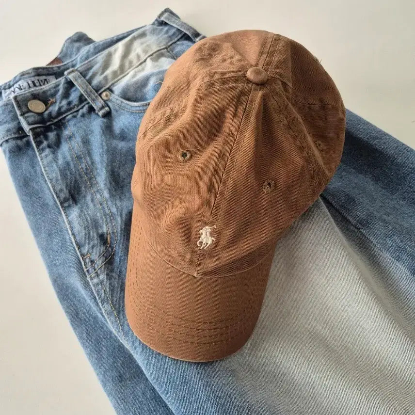 [BUNJANG] Polo Ralph Lauren Cotton Twill Cap - Brown / 폴로랄프로렌 볼캡