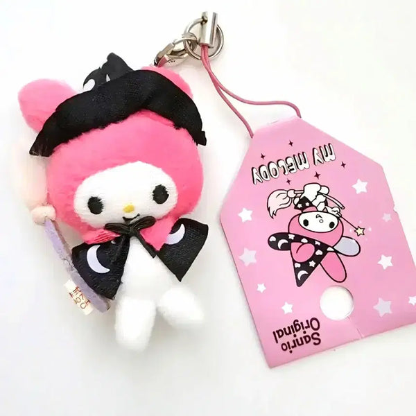 [BUNJANG] My Melody Wizard Halloween Keychain Strap / 마법사 마이멜로디 키링, 할로윈 마이멜로디 키링, 초소형 마이멜로디스트랩