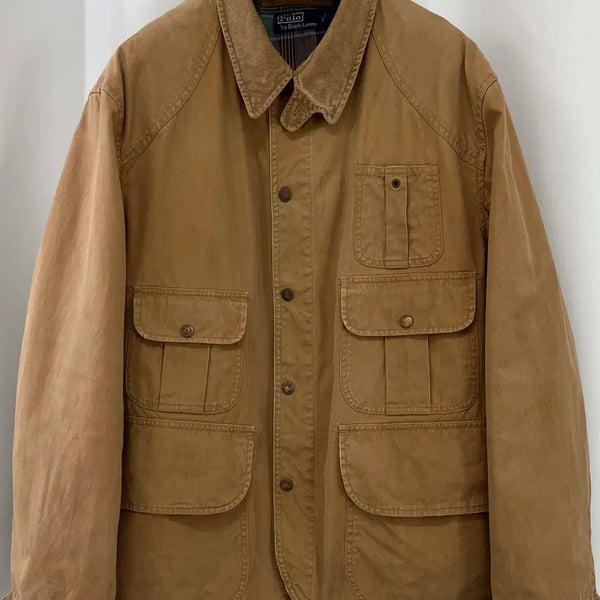 [BUNJANG] Polo Ralph Lauren Fisherman Hunting Mohawk Roughout Corduroy Utility Jacket / 폴로 랄프로렌 피셔맨 헌팅 모호크 러프아웃 코듀로이 유틸리티 자켓