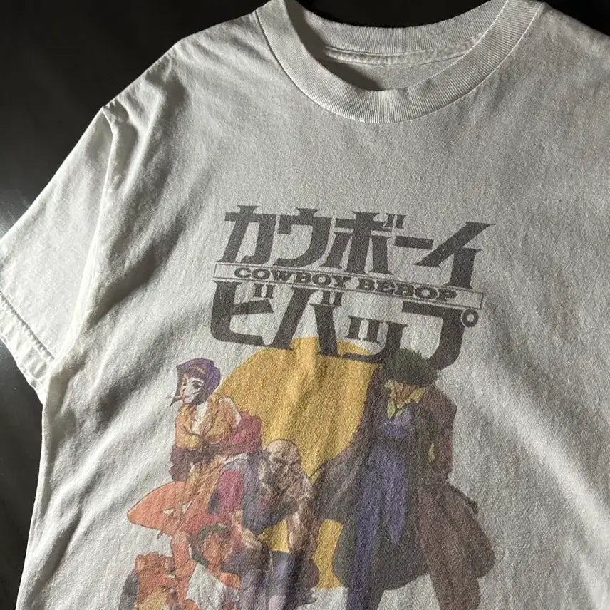 [BUNJANG] 2000s Cowboy Bebop Animation T-Shirt / 00s 빈티지카우보이비밥 애니메이션 티셔츠