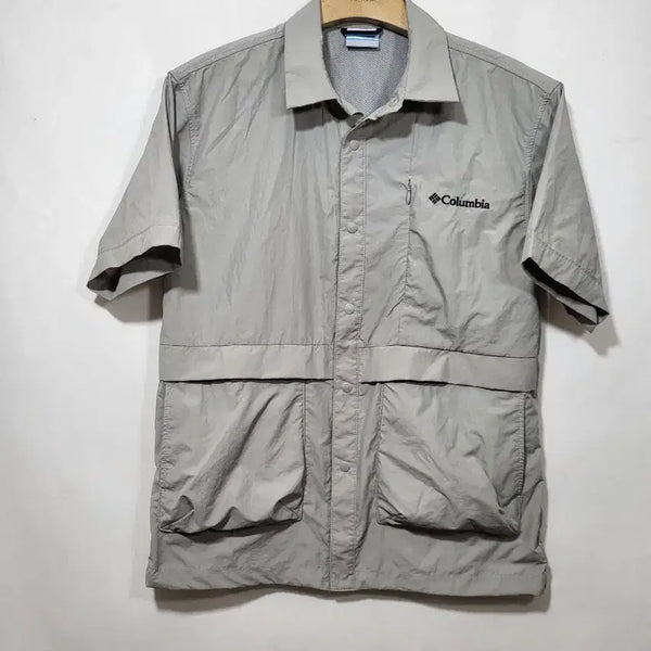 [BUNJANG] Columbia Nylon Short Sleeve Jacket / 컬럼비아 나일론 반팔자켓