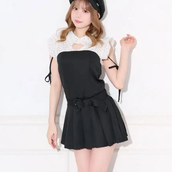 [BUNJANG] Apres Jour Decollete Heart Cut Mini Dress / (새상품) apres jour 데콜테 하트컷 미니 원피스 m 스나계 일브