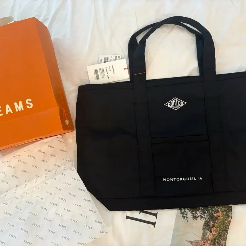 [BUNJANG] DANTON Cotton Canvas Eco Bag / 단톤 에코백 정품 새상품