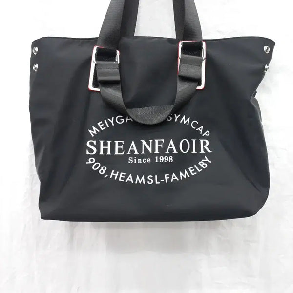 [BUNJANG] Modern Black Shoulder Bag / 모던한 블랙 숄더백