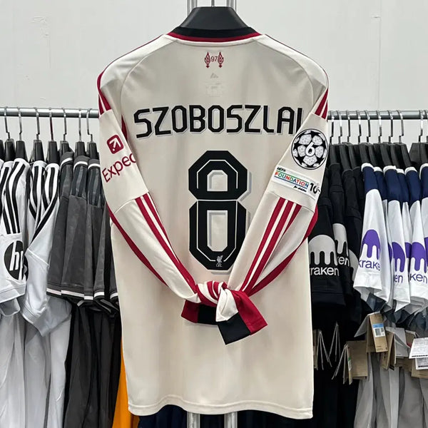 [BUNJANG] Liverpool 2025/26 Away No.8 Szoboszlai Replica Football Jersey / 25/26 리버풀 어웨이 No.8 소보슬라이 유니폼