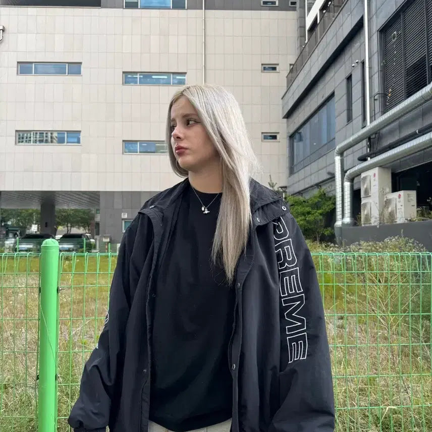 [BUNJANG] Supreme Spellout Embroidered Ripstop Track Jacket XL / 슈프림 스펠아웃 트랙 자켓 xl