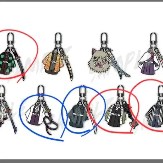 [BUNJANG] Demon Slayer Nichirin Blade Keychain / 귀멸의 칼날 일륜도 키링