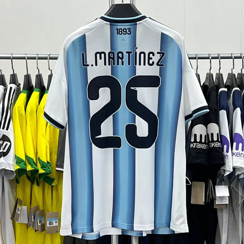 [BUNJANG] Argentina National Football Team 2026/2028 Home Jersey - Lisandro Martínez #25 / 26/28 아르헨티나 홈 No 25 리산드로 마르티네스 유니폼