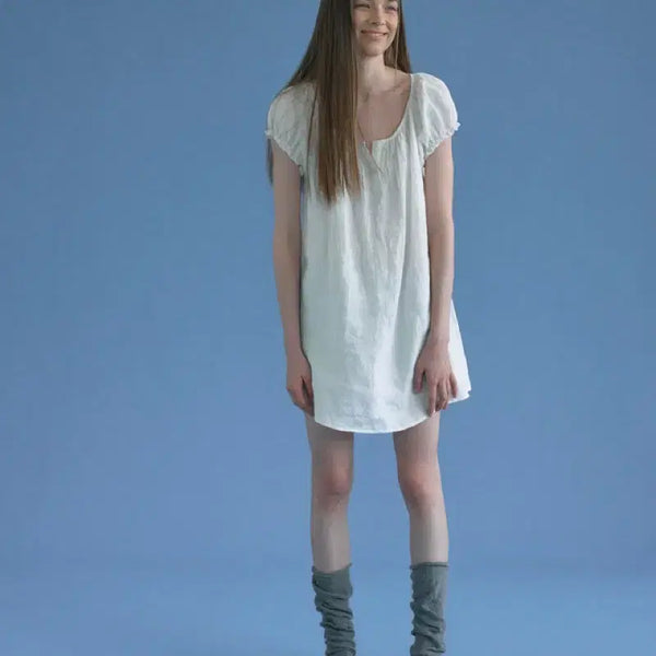 [BUNJANG] Tanatt Garden Puff Mini Dress / 구해여 타낫 가든 퍼프 미니원피스