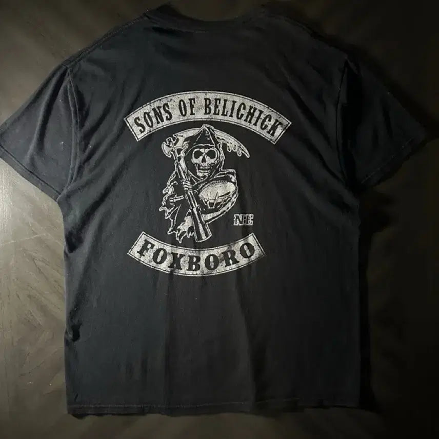 [BUNJANG] 2000s Sons of Anarchy Parody T-Shirt / 00s 빈티지 손오브 아나키 패러디 티셔츠