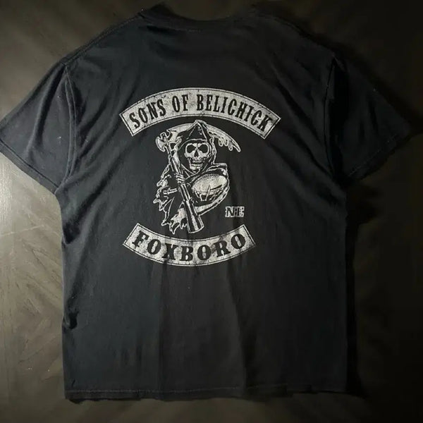 [BUNJANG] 2000s Sons of Anarchy Parody T-Shirt / 00s 빈티지 손오브 아나키 패러디 티셔츠
