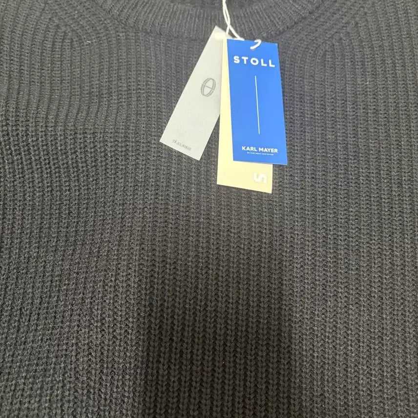 [BUNJANG] SUARE Washable Hatched Knit Black L / 수아레 워셔블 하찌 니트 블랙 L 새상품