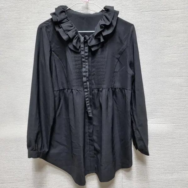 [BUNJANG] Frill Collar Blouse / 자159 프릴 카라 블라우스