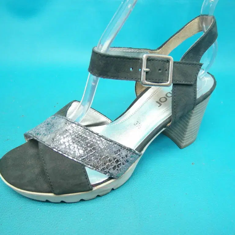 [BUNJANG] Gabber Junkie High Heel Strappy Sandals / 230/235/pu6-637/가버 정키 하이힐 스트랩 샌들/구제특별시
