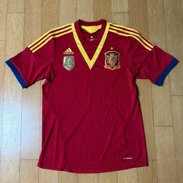 [BUNJANG] Adidas Spain National Team 13-14 Football Jersey (Size M) / 아디다스 스페인 국대 13-14 유니폼 105 (실M정도)