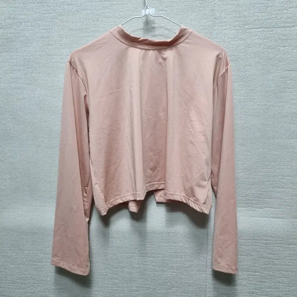 [BUNJANG] Long Sleeve Cropped T-Shirt / 자160 긴팔 크롭 티셔츠
