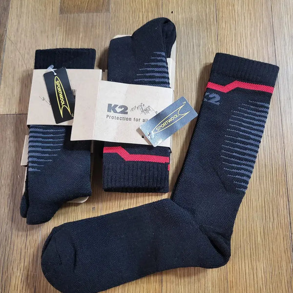 [BUNJANG] K2 High-Performance Socks 3-Pair Pack / K2 고기능성 양말 3켤레 1만원