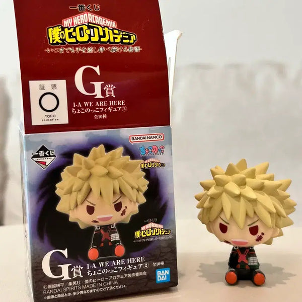 [BUNJANG] My Hero Academia Choco-Noko Sweets Box Figures (Bakugo, Aoyama) - Ichiban Kuji G Prize Bundle Set / 히로아카 나히아 쿠지 G상 초코노코 (바쿠고, 아오야마 일괄)