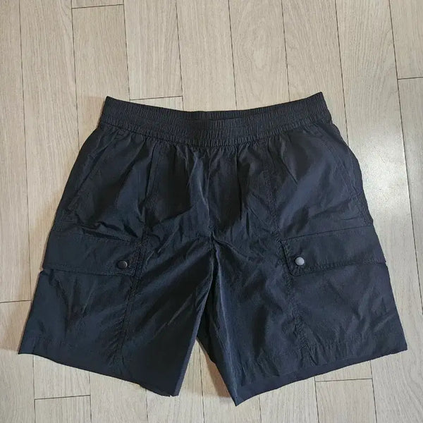 [BUNJANG] Balance Good Move Cargo Rubber Band Shorts (P6) / 30~프리) 밸런스 굿무브 블랙 카고 고무줄 반바지 (P6)
