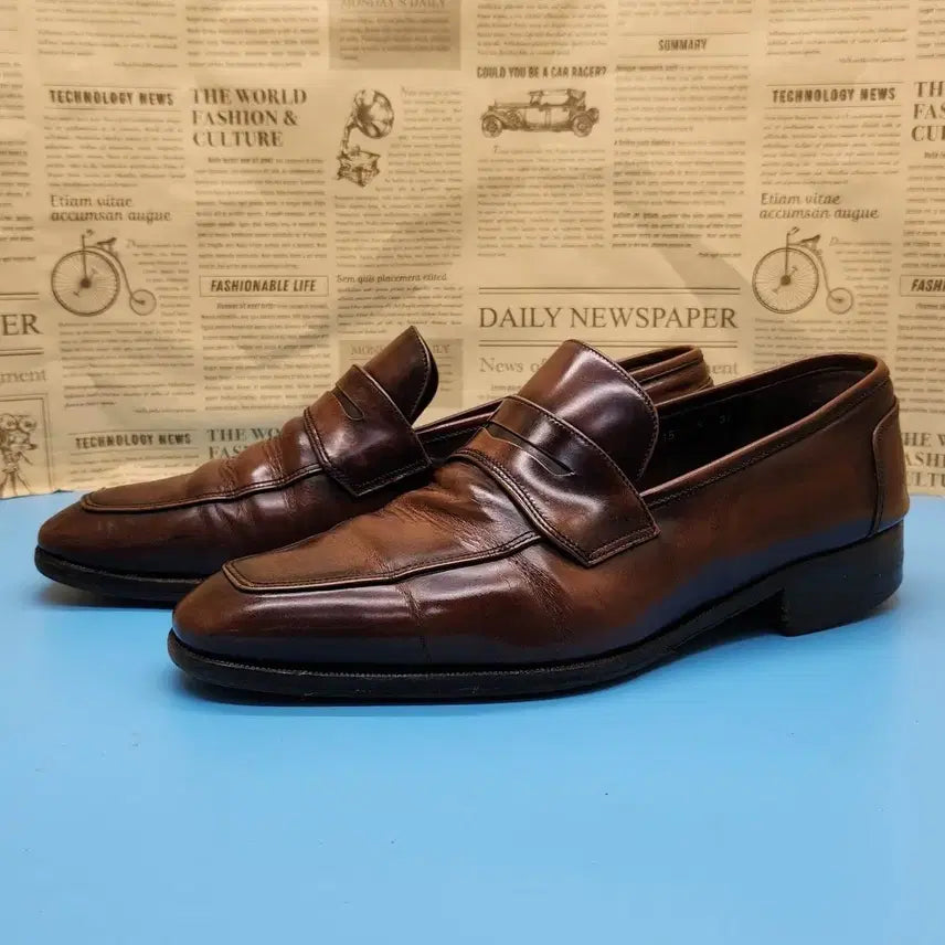 [BUNJANG] Salvatore Ferragamo Men's Leather Loafers Size 9 (285-290) / 페라가모 남성가죽 로퍼 9 285-290