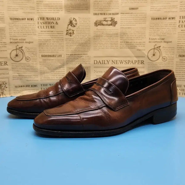 [BUNJANG] Salvatore Ferragamo Men's Leather Loafers Size 9 (285-290) / 페라가모 남성가죽 로퍼 9 285-290