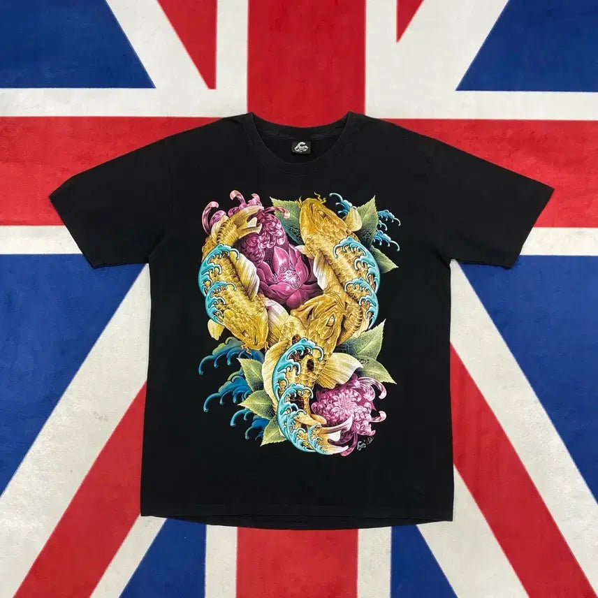 [BUNJANG] Vintage Irezumi Short Sleeve T-Shirt XL / 빈티지 이레즈미 반팔티 XL
